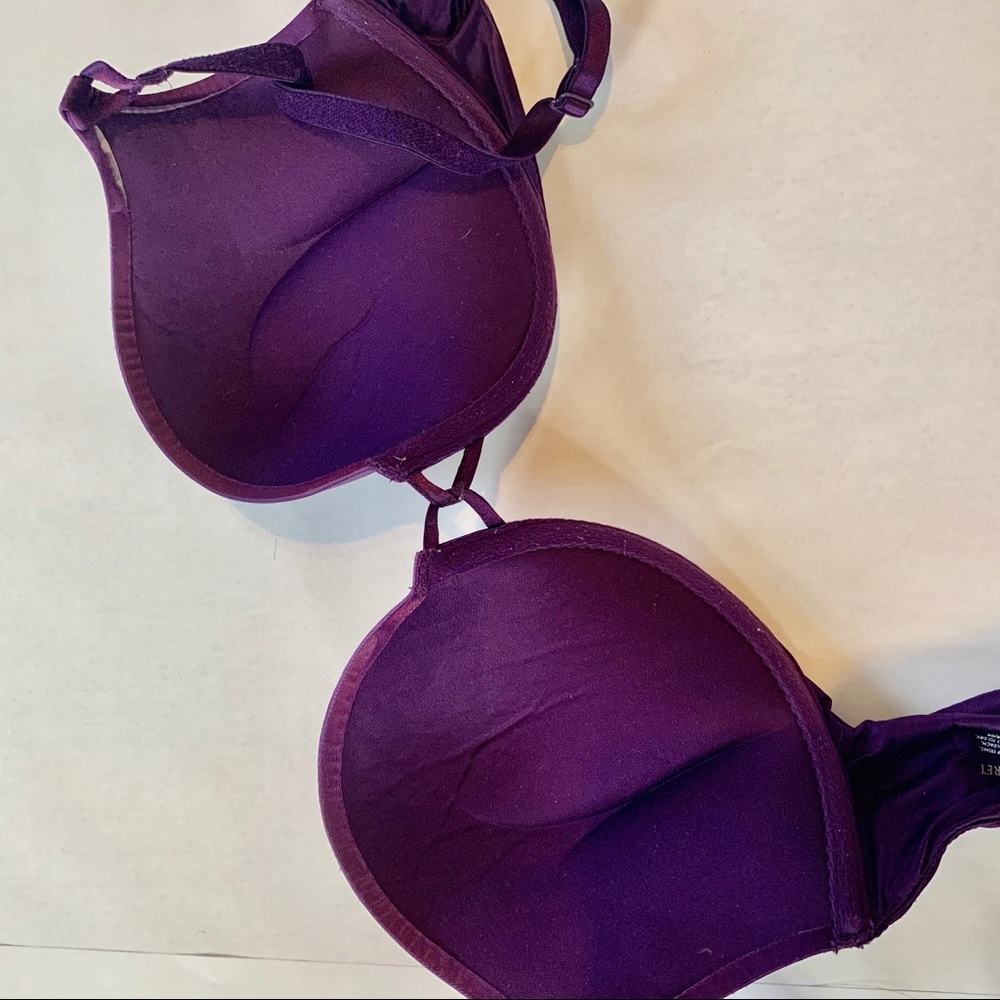 Victoria’s Secret Plunge Bra Size 36C Purple
